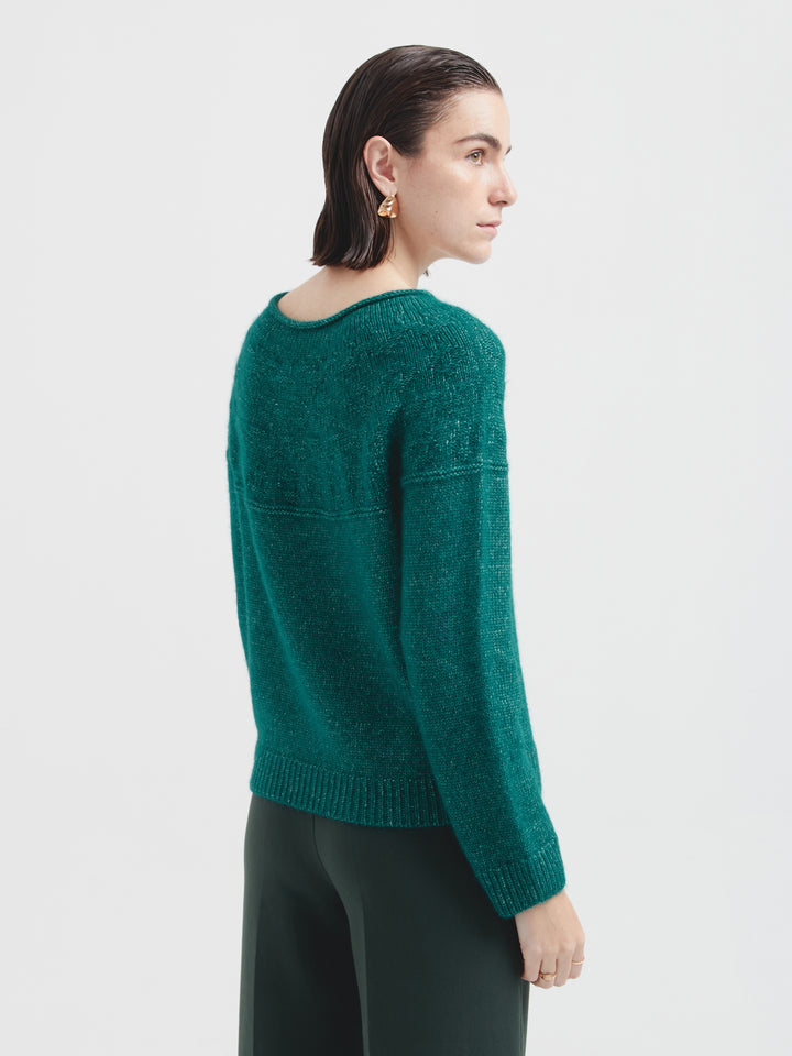 Suéter Cristie De Algodón Color Verde