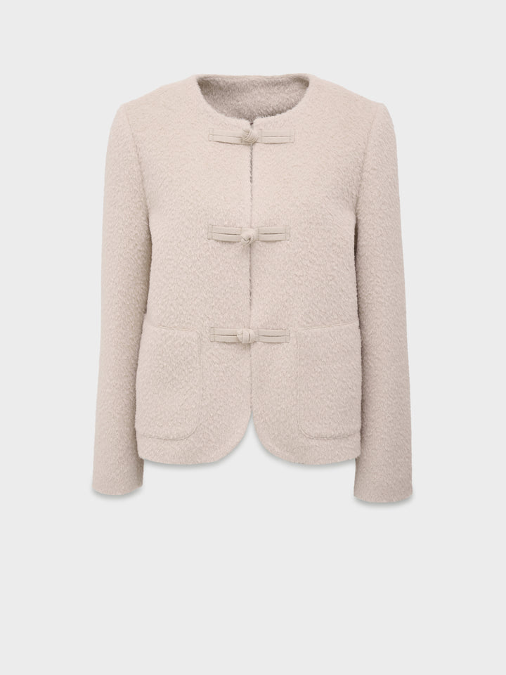 Saco Calm De Lana Color Beige