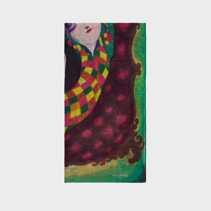 Pañuelos Raiz De Baby Alpaca Color Multicolor