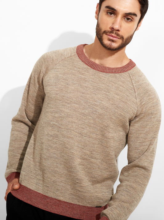 Suéter Vittorio De Baby Alpaca Color Rojo