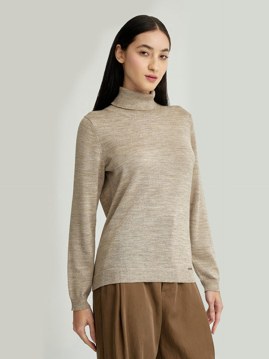 Ysola Baby Alpaca Sweater in Beige