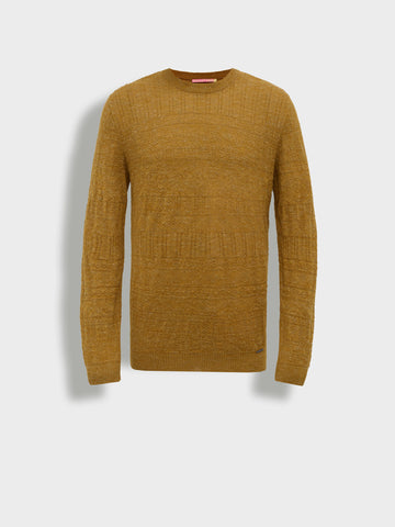 Suéter Zoom De Baby Alpaca Color Amarillo