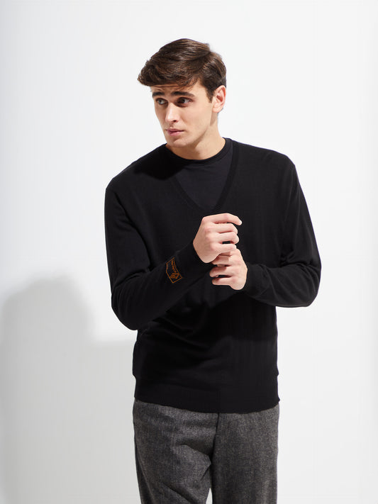 Brian De Vicuña Sweater Black Color