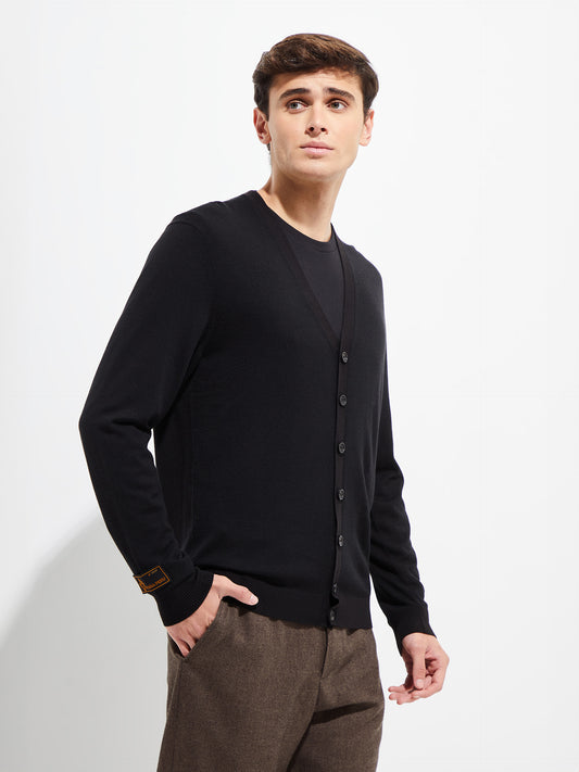 Bernard De Vicuña Cardigan in Black