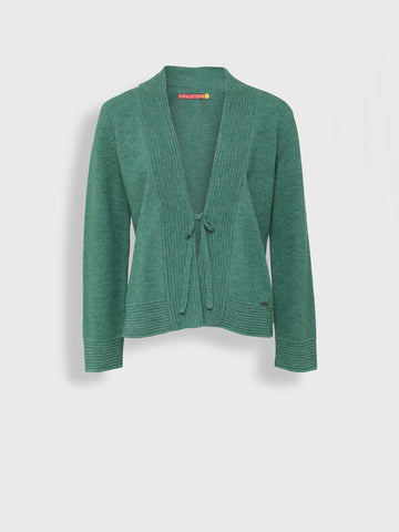 Yalika Cotton Cardigan in Green