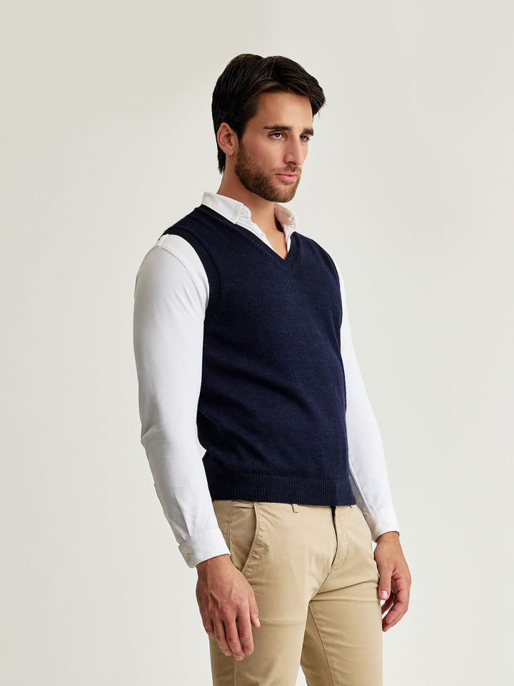 Abel Vest Baby Alpaca Color Golondrina