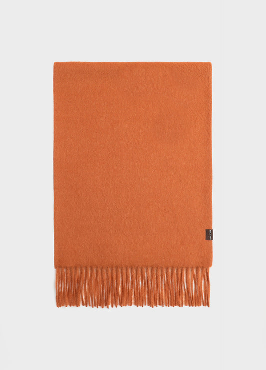 Jamas De Royal Alpaca Orange Color Scarf