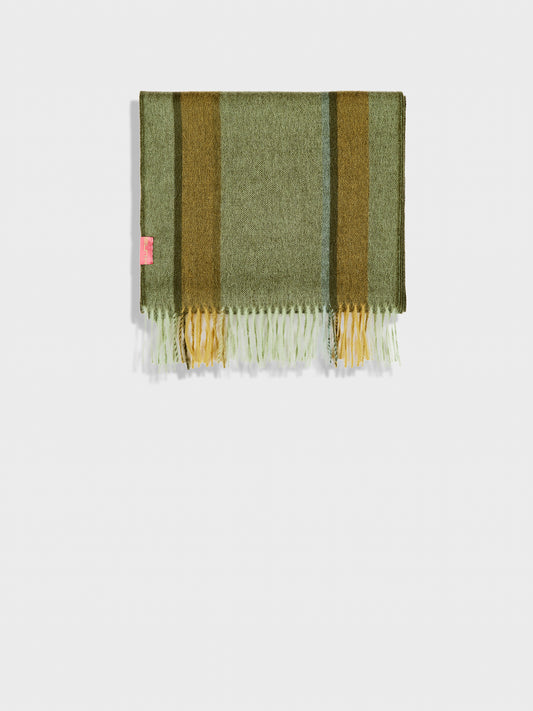 Chalina Perejil De Baby Alpaca Color Verde