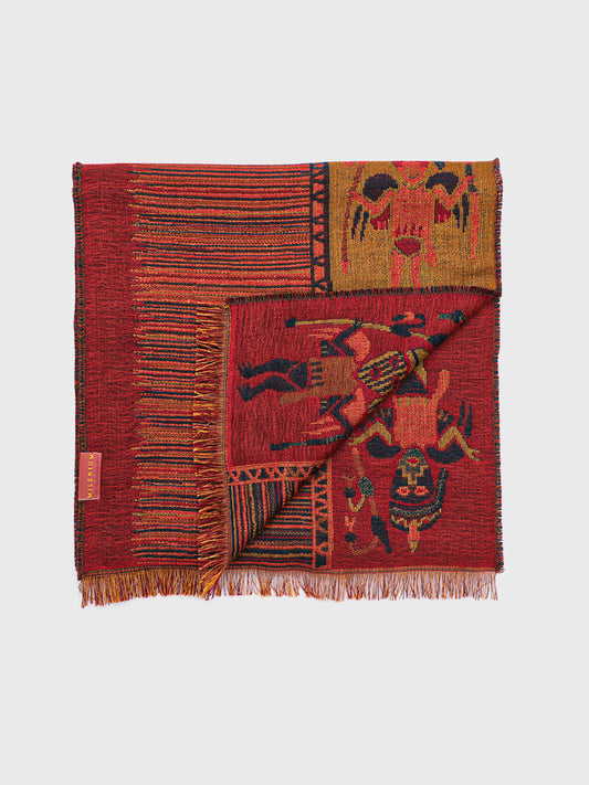 Chalina Nazca - 15 De Baby Alpaca Color Rojo