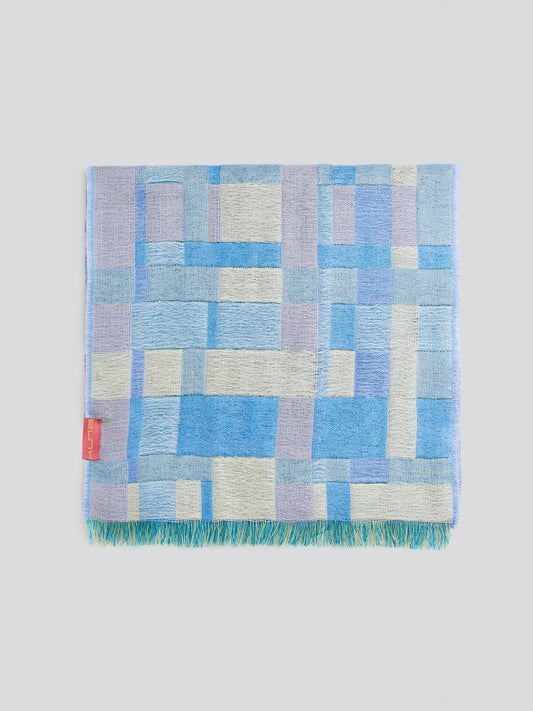 Yatuski Baby Alpaca Scarf Light Blue