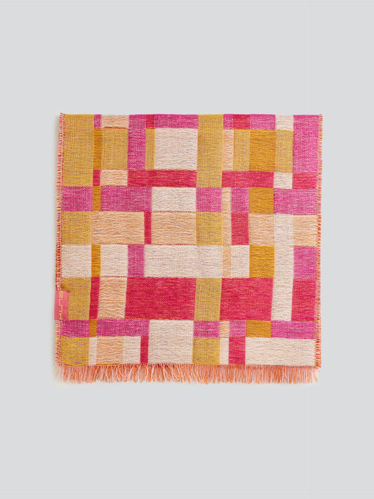 Pink Baby Alpaca Yatuski Scarf