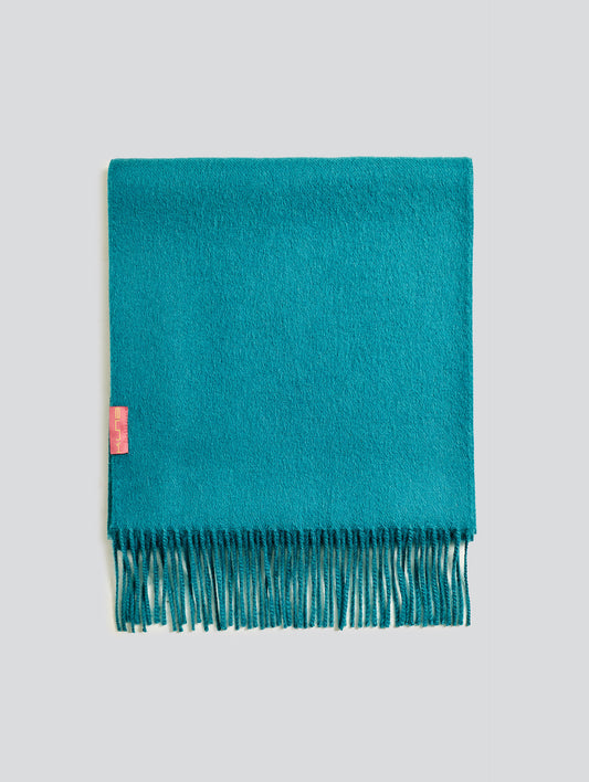 Adrian De Baby Turquoise Alpaca Scarf