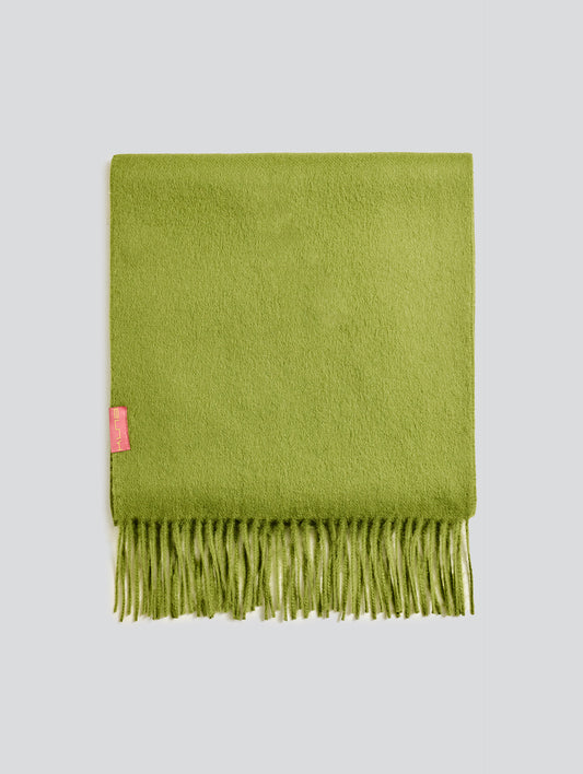 Adrian Scarf Made of Baby Alpaca in Green