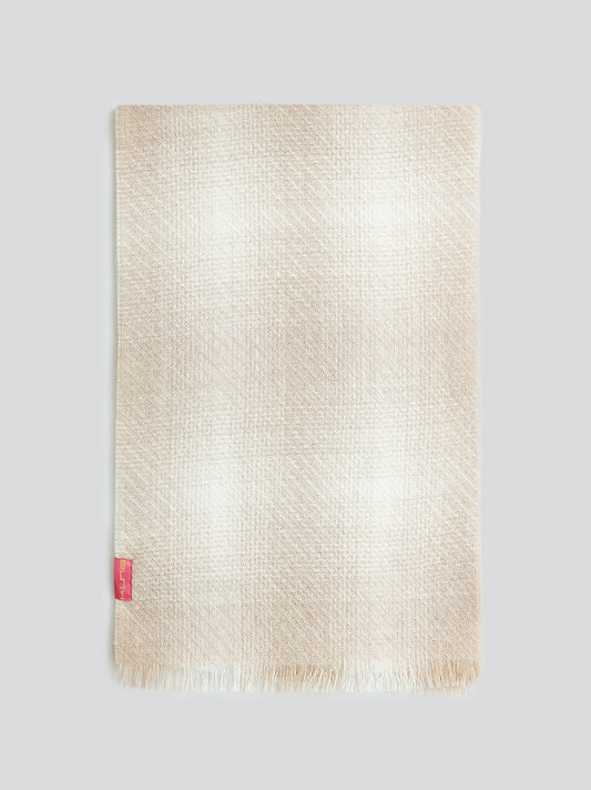 Valverde Scarf Made of Baby Alpaca in Beige