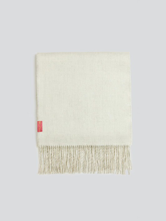 Yamila Baby Alpaca Scarf in Grey