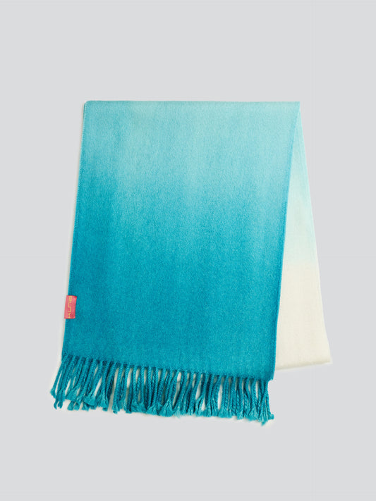 Yemi Scarf Made of Baby Alpaca in Green