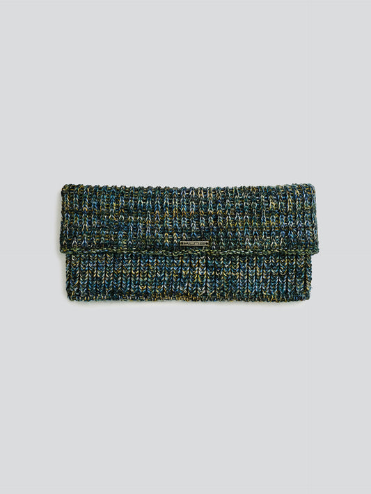 Turquoise Baby Alpaca Ubicate Neck Scarf