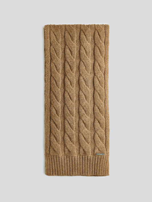 Camel Baby Alpaca Yarela Scarf