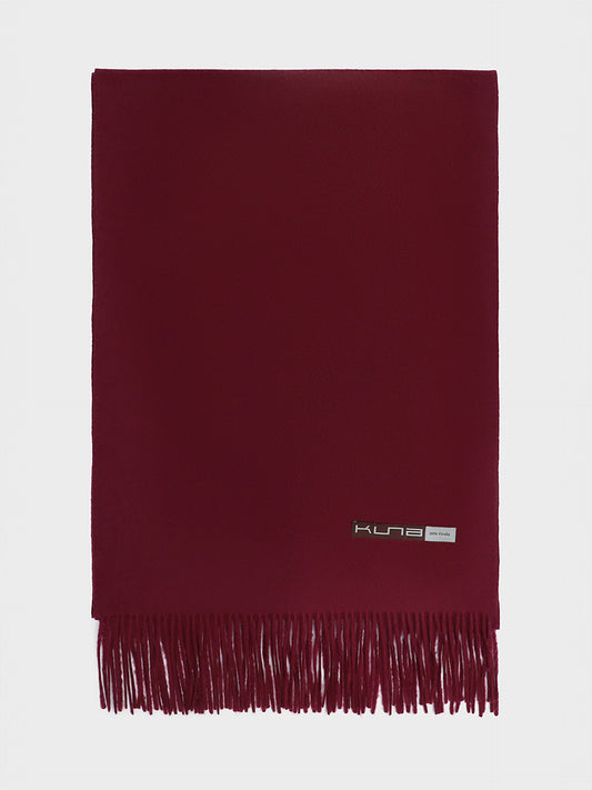 Basel Scarf in Cherry Colored Vicuña