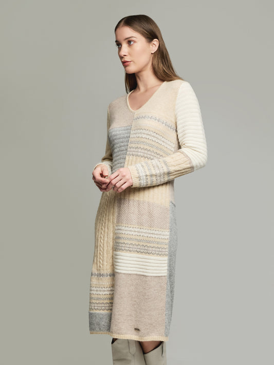 Ysadora Baby Alpaca Dress in Beige