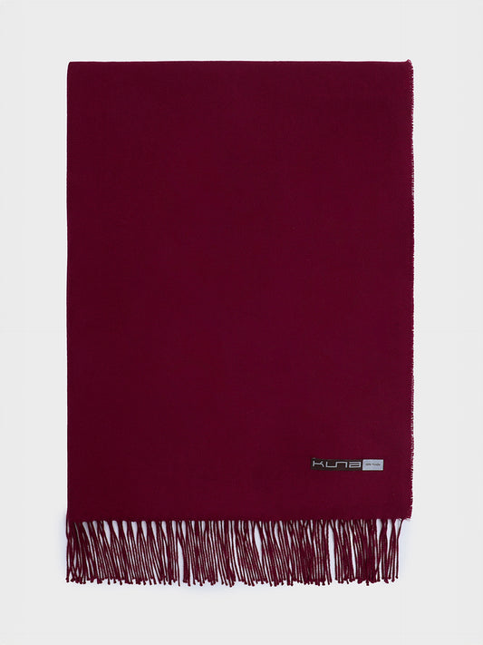 Estola Brocade De Vicuña Color Rojo