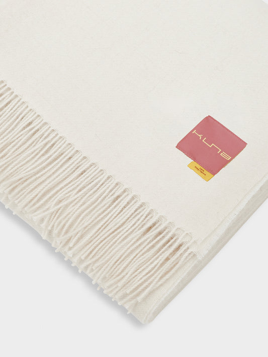 Manta Ydeal De Baby Alpaca Color Ecru