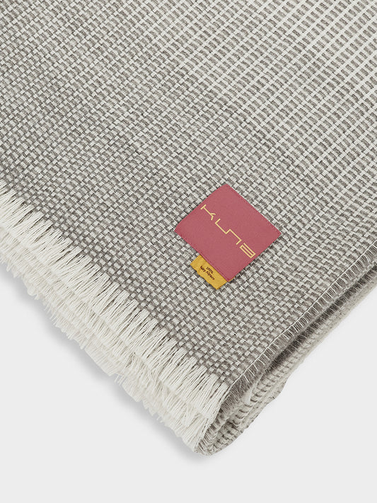 Manta Y25 De Baby Alpaca Color Gris