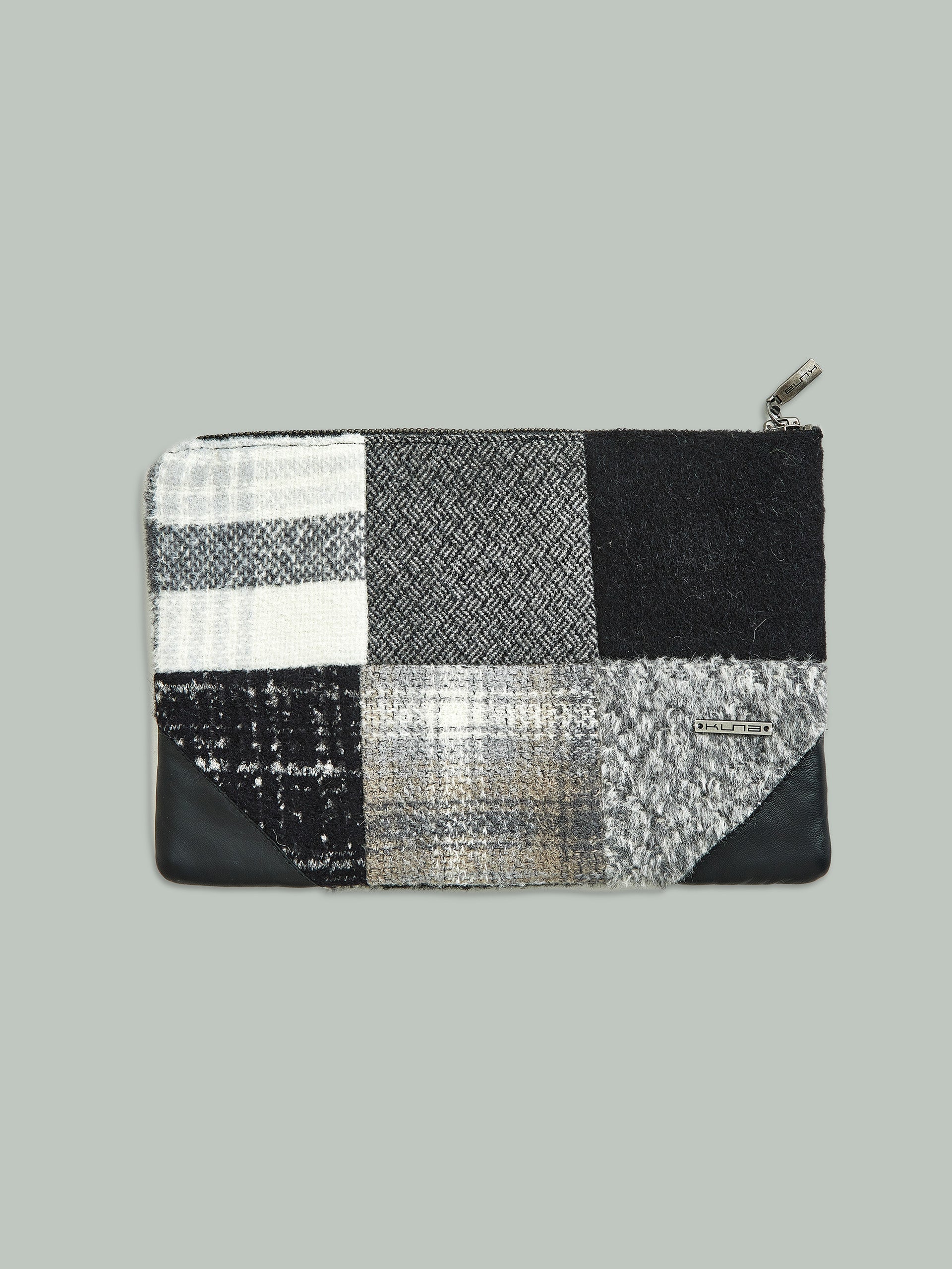 Monedero Carteras Patchwork Cartera Clutch Patchwork De Alpaca Y