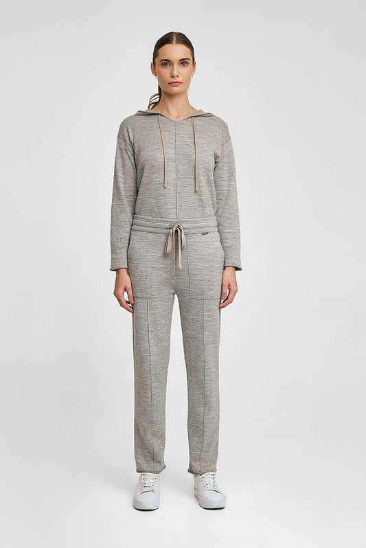 Pantalón Wanderin De Baby Alpaca Color Domino