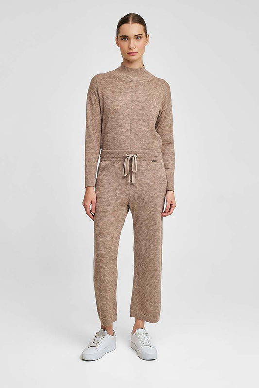 Pantalón Workout De Baby Alpaca Color Antilope
