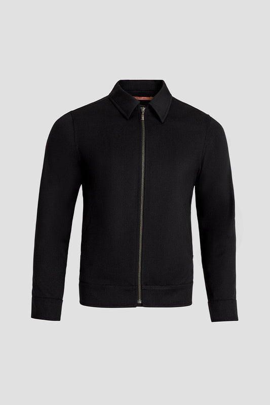 Casaca Wallstreet De Lana & Baby Alpaca Color Negro
