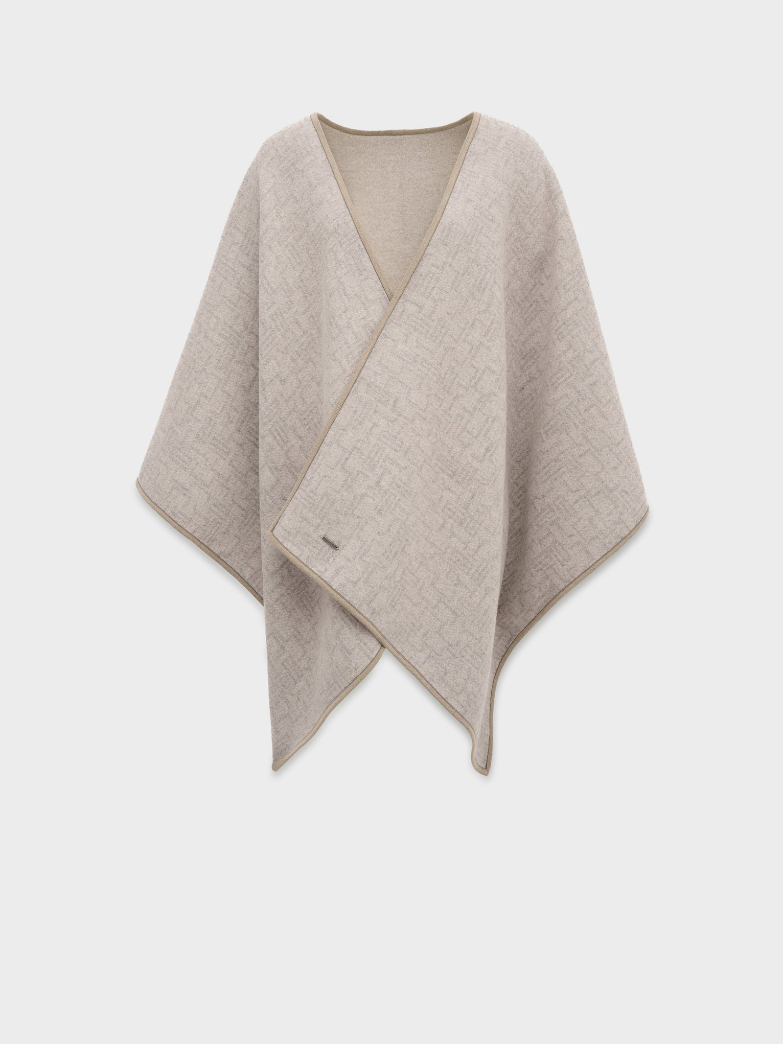 Capa Yper De Baby Alpaca Color Gris