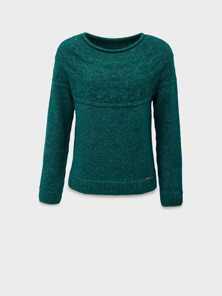 Suéter Cristie De Algodón Color Verde