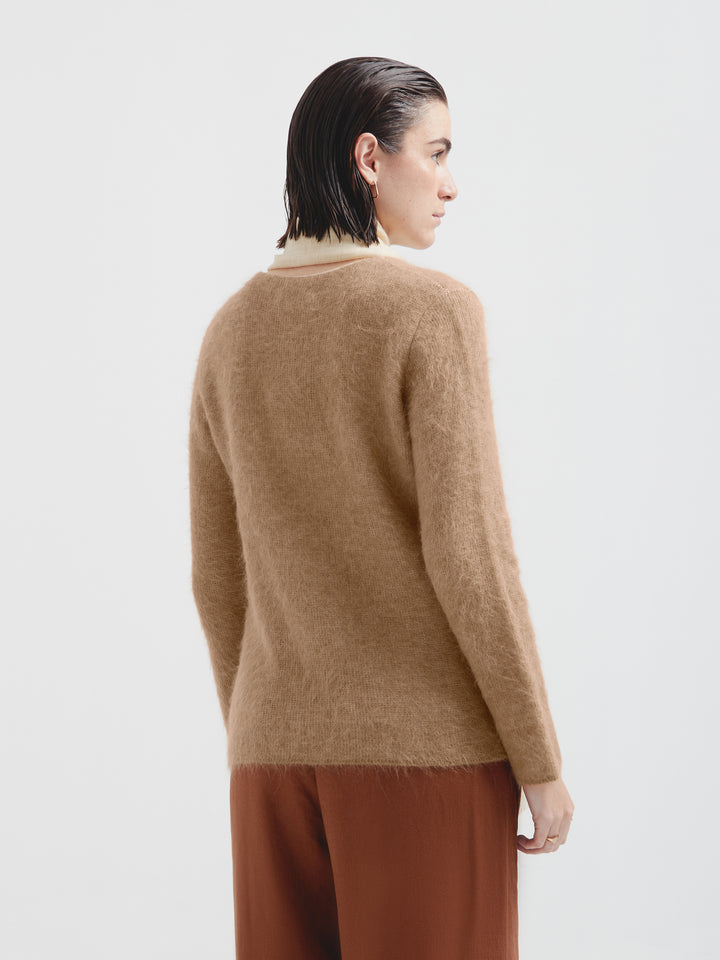 Cárdigan Cecilia De Algodón Color Beige