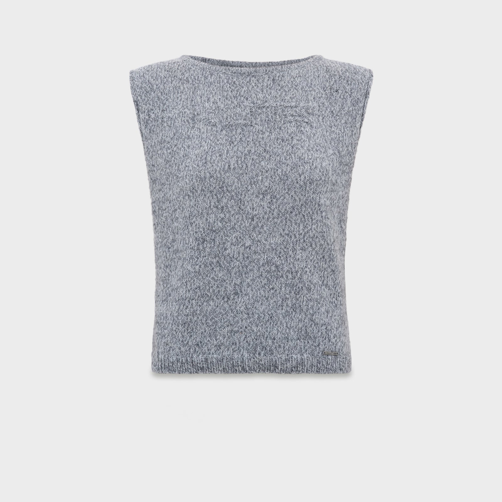 Chaleco Udda De Baby Alpaca Color Gris