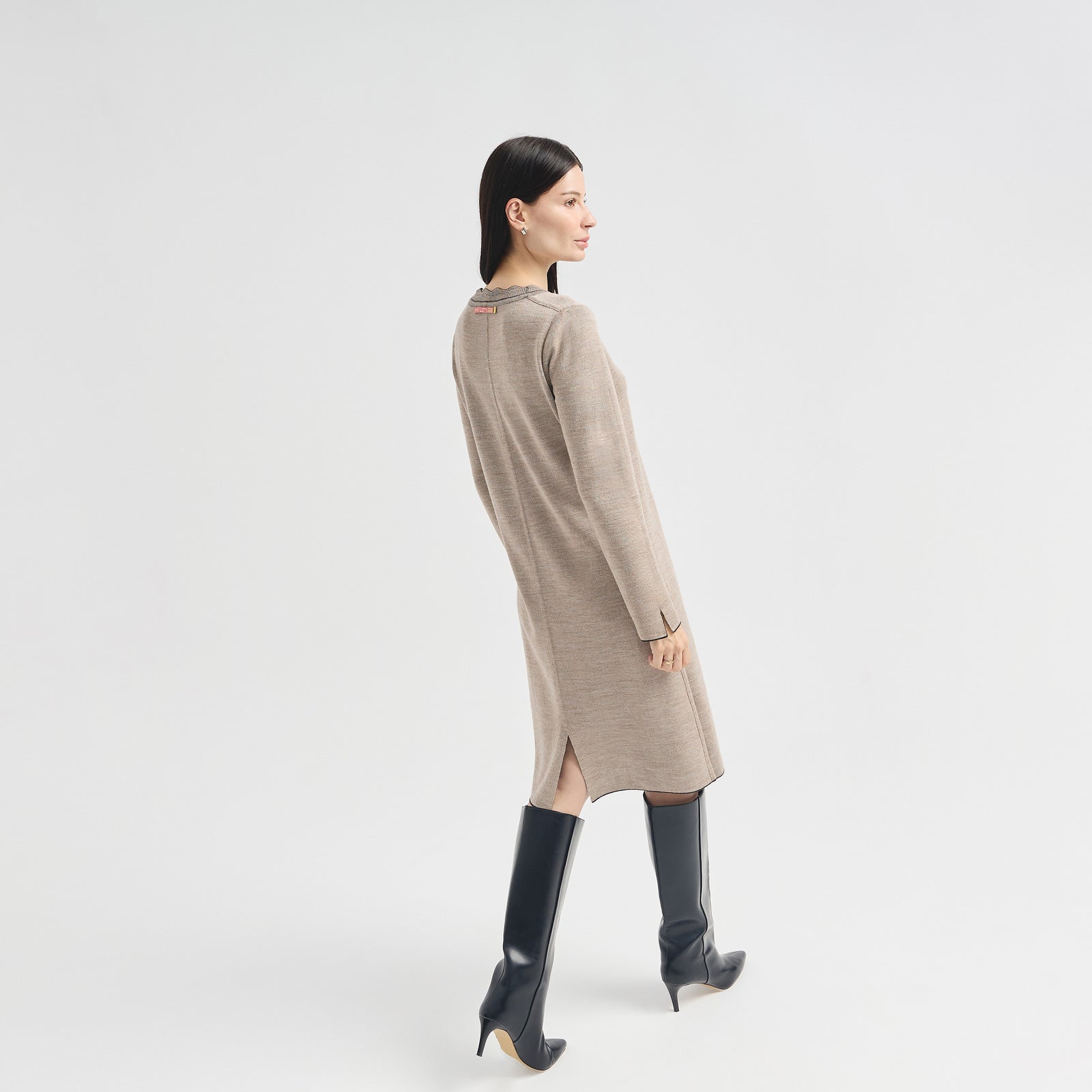 Vestido Cindy De Baby Alpaca Color Negro