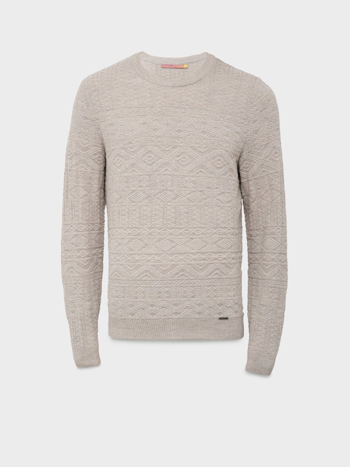 Suéter Capitan De Baby Alpaca Color Beige