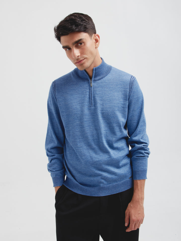 Chopin Sweater - Light Blue Baby Alpaca Color Celeste