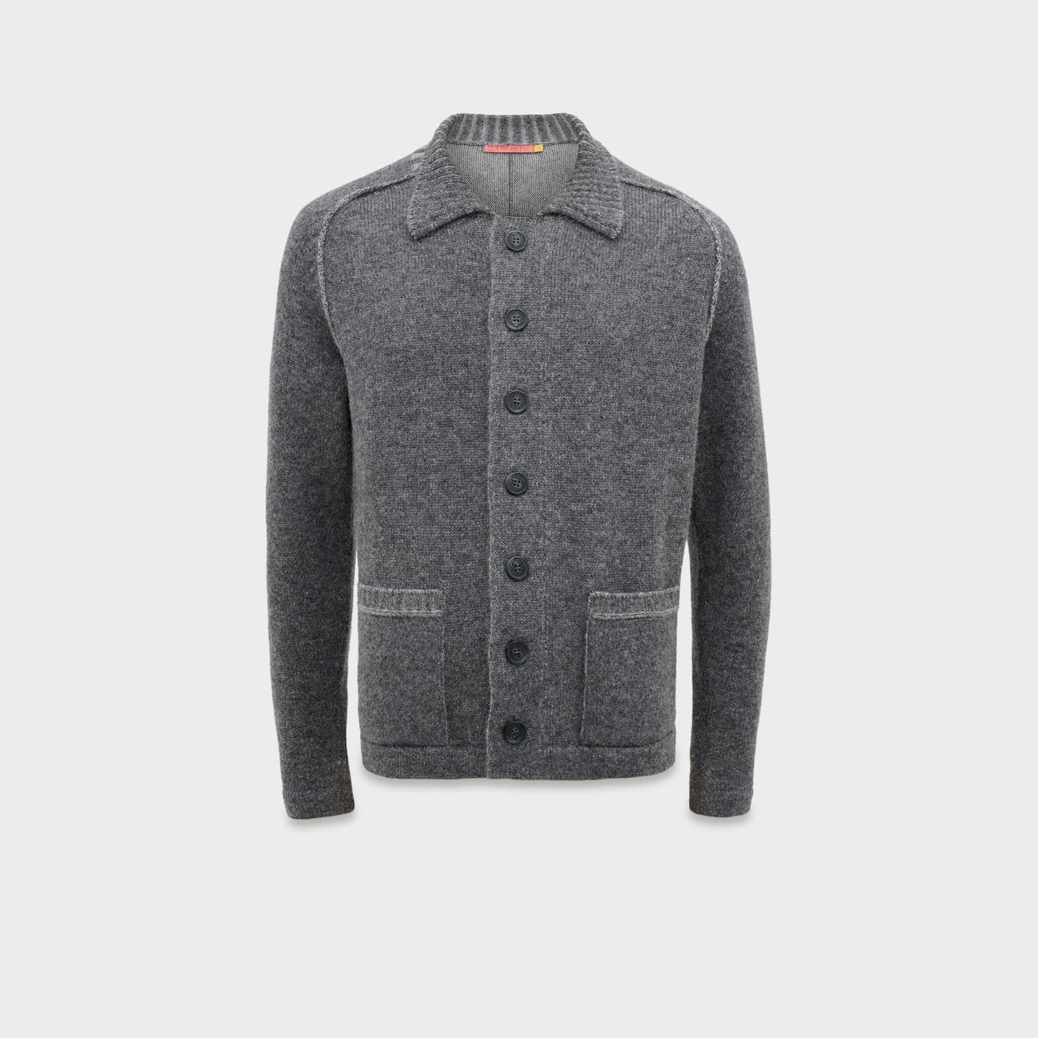 Cárdigan Cristobal De Baby Alpaca Color Gris