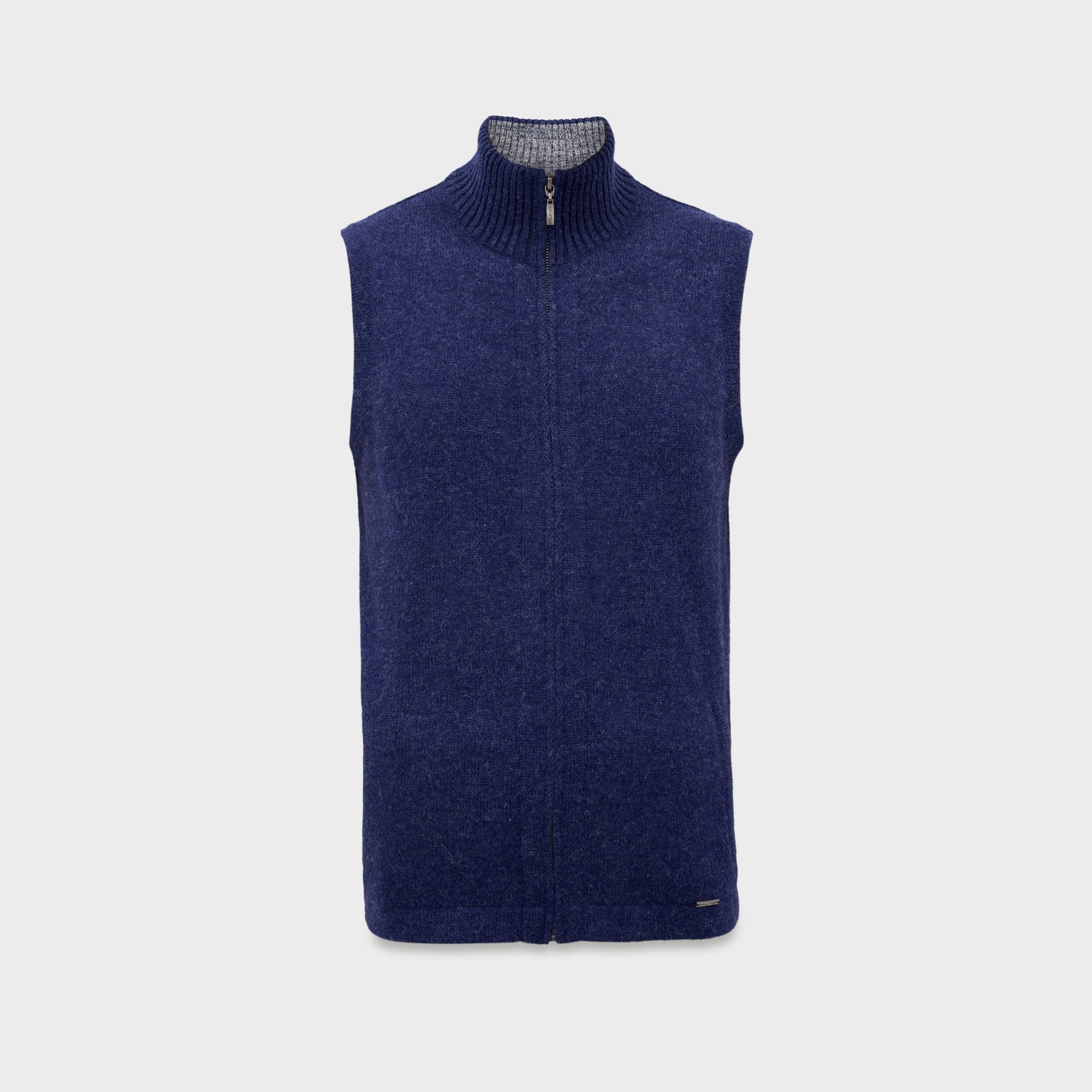 Chaleco Clovis De Baby Alpaca Color Azul