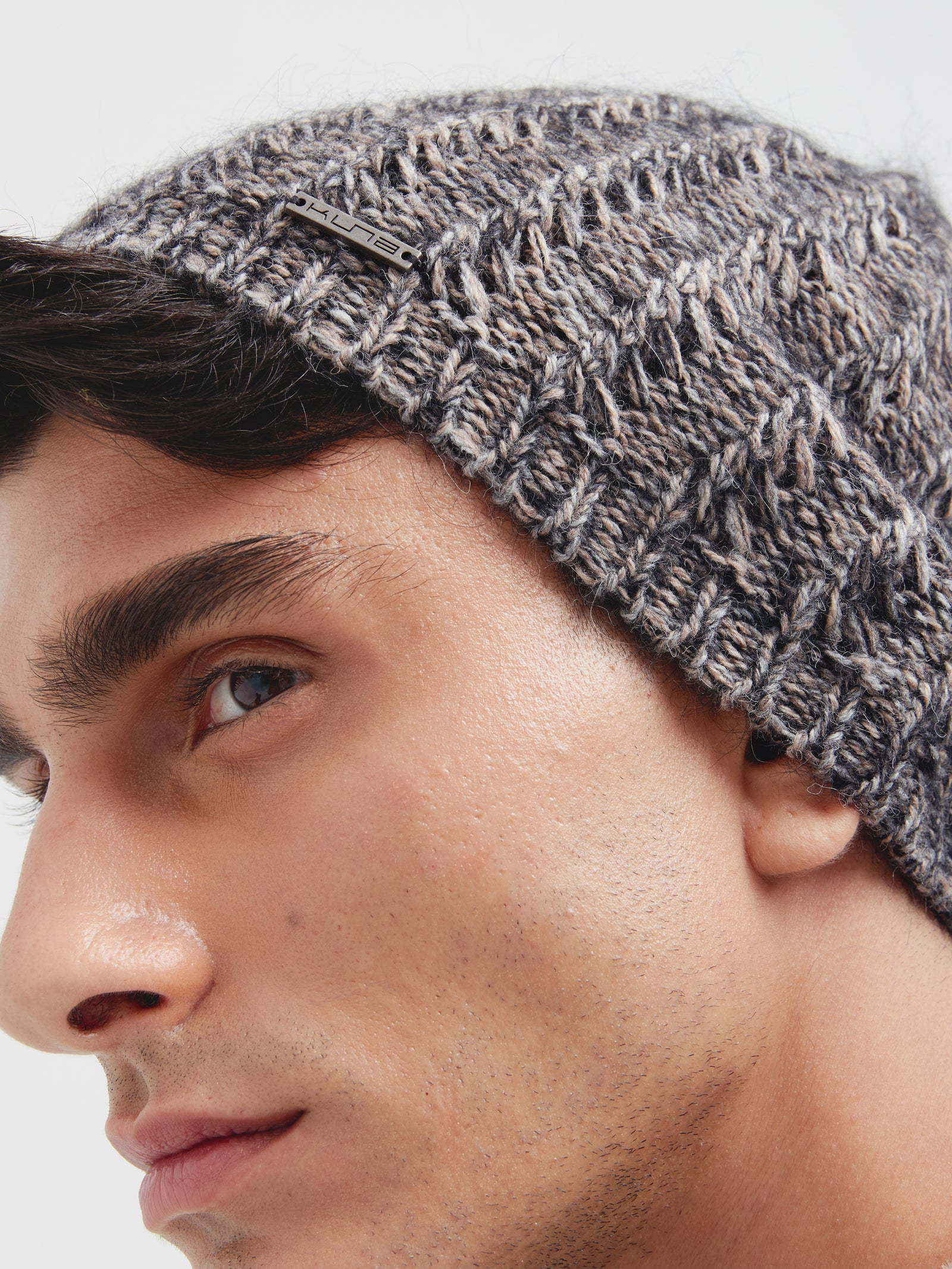 Beige Baby Alpaca Cactus Hat