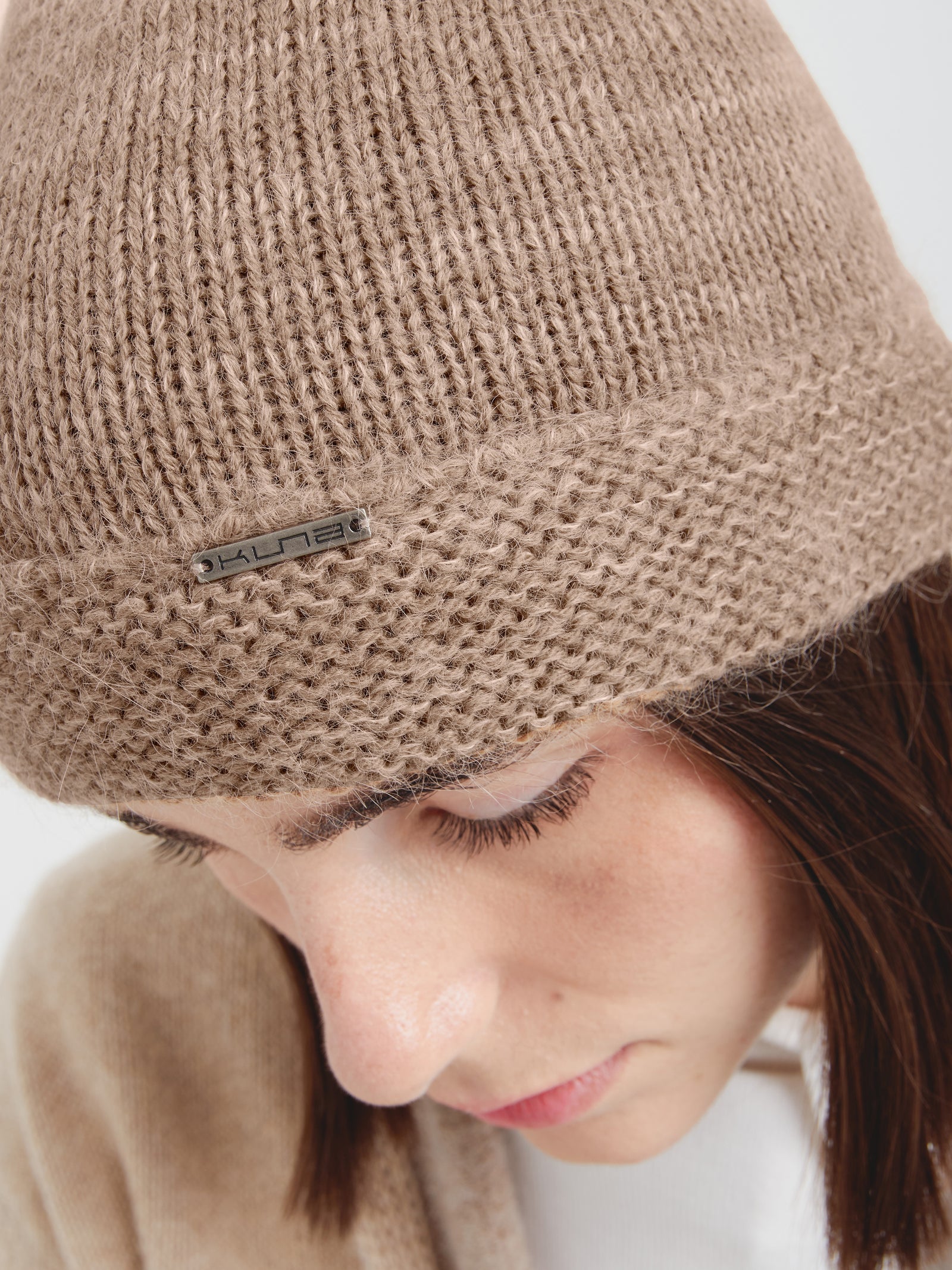 Gorro Cadmio De Baby Alpaca Color Camel