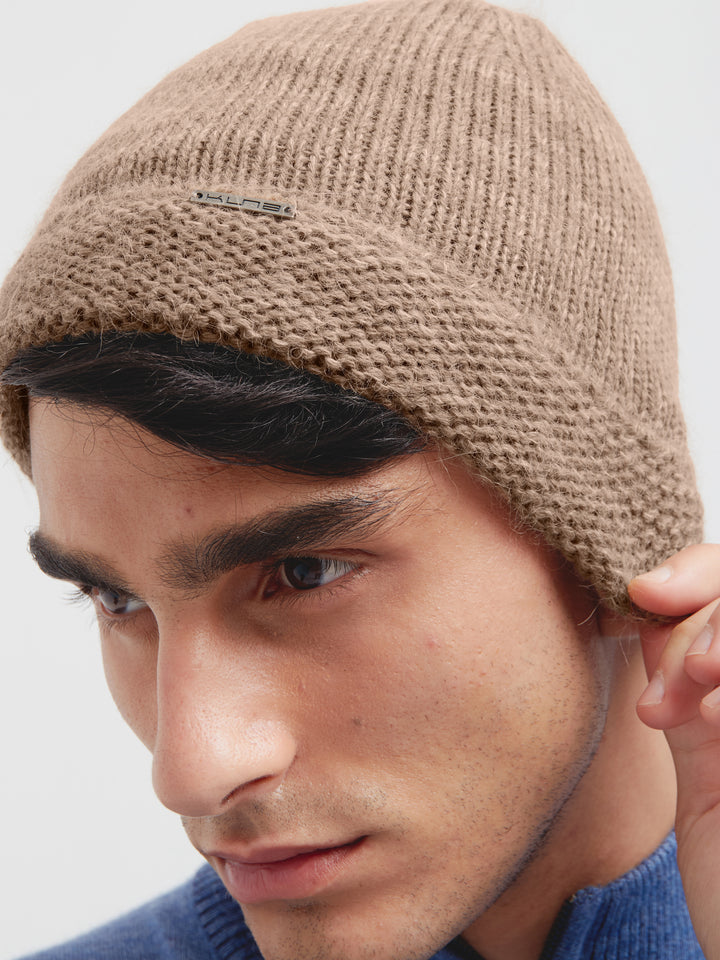 Gorro Cadmio De Baby Alpaca Color Camel