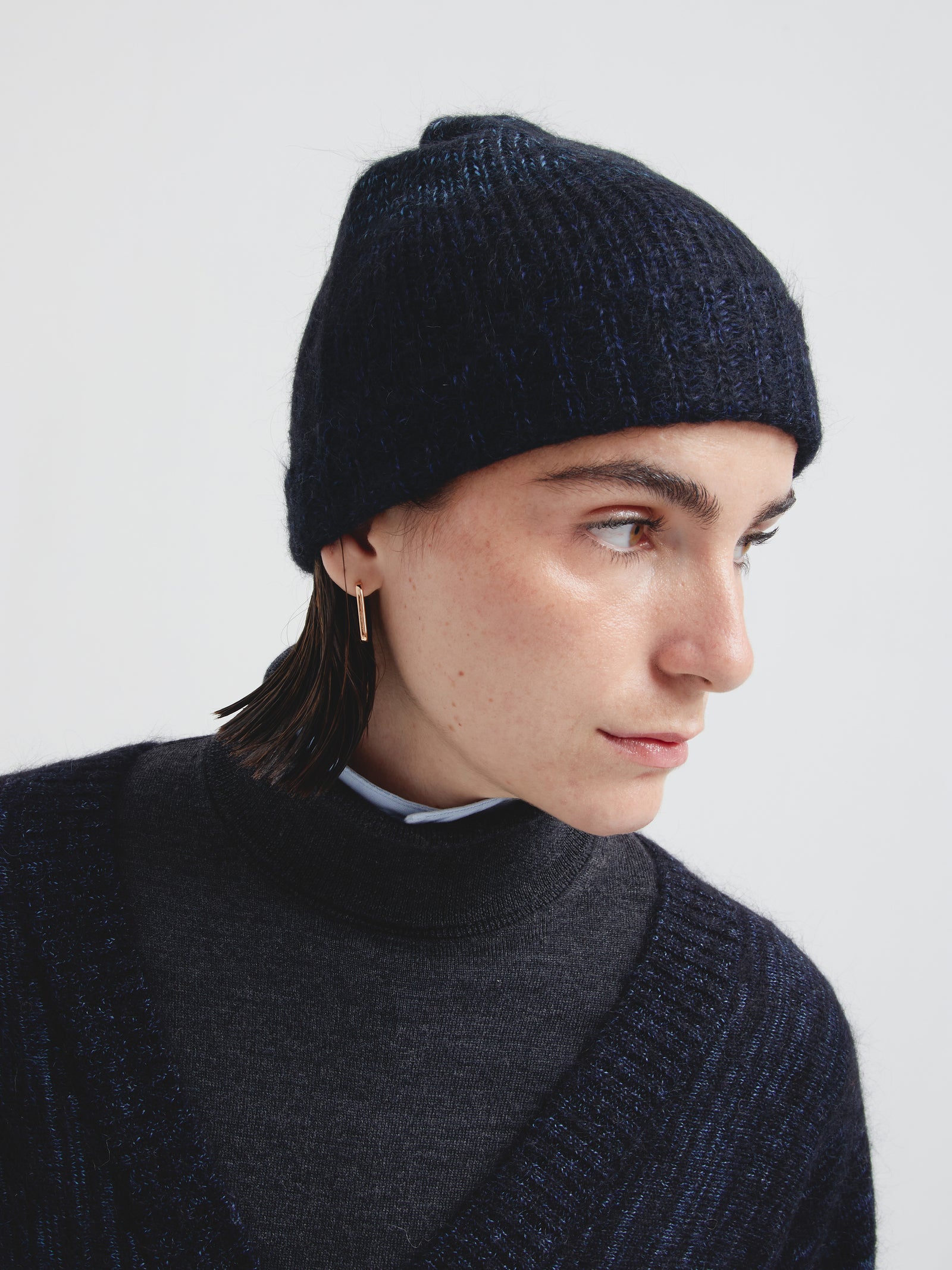 Gorro Chorus De Alpaca Suri Color Negro