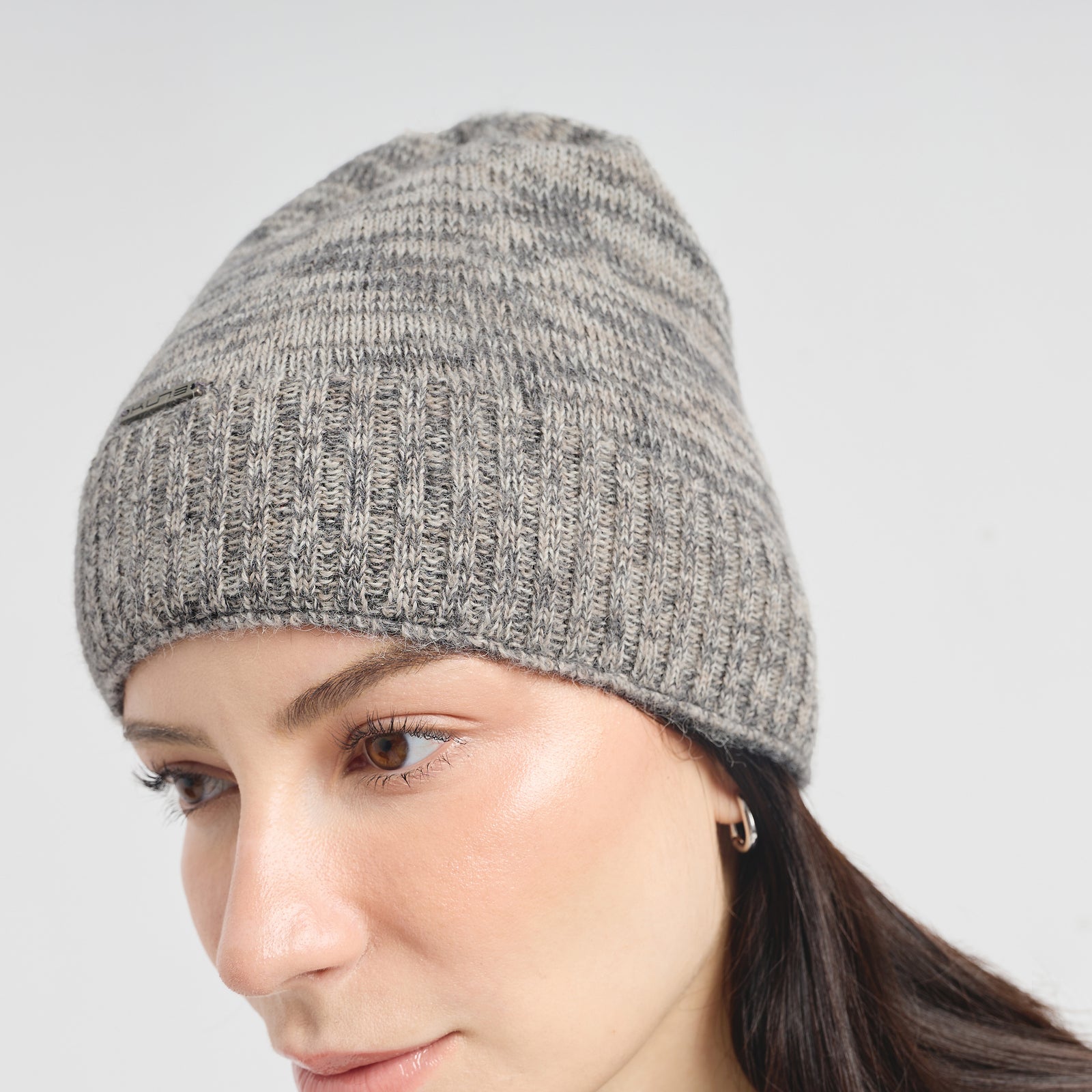 Gorro Crush De Baby Alpaca Color Gris