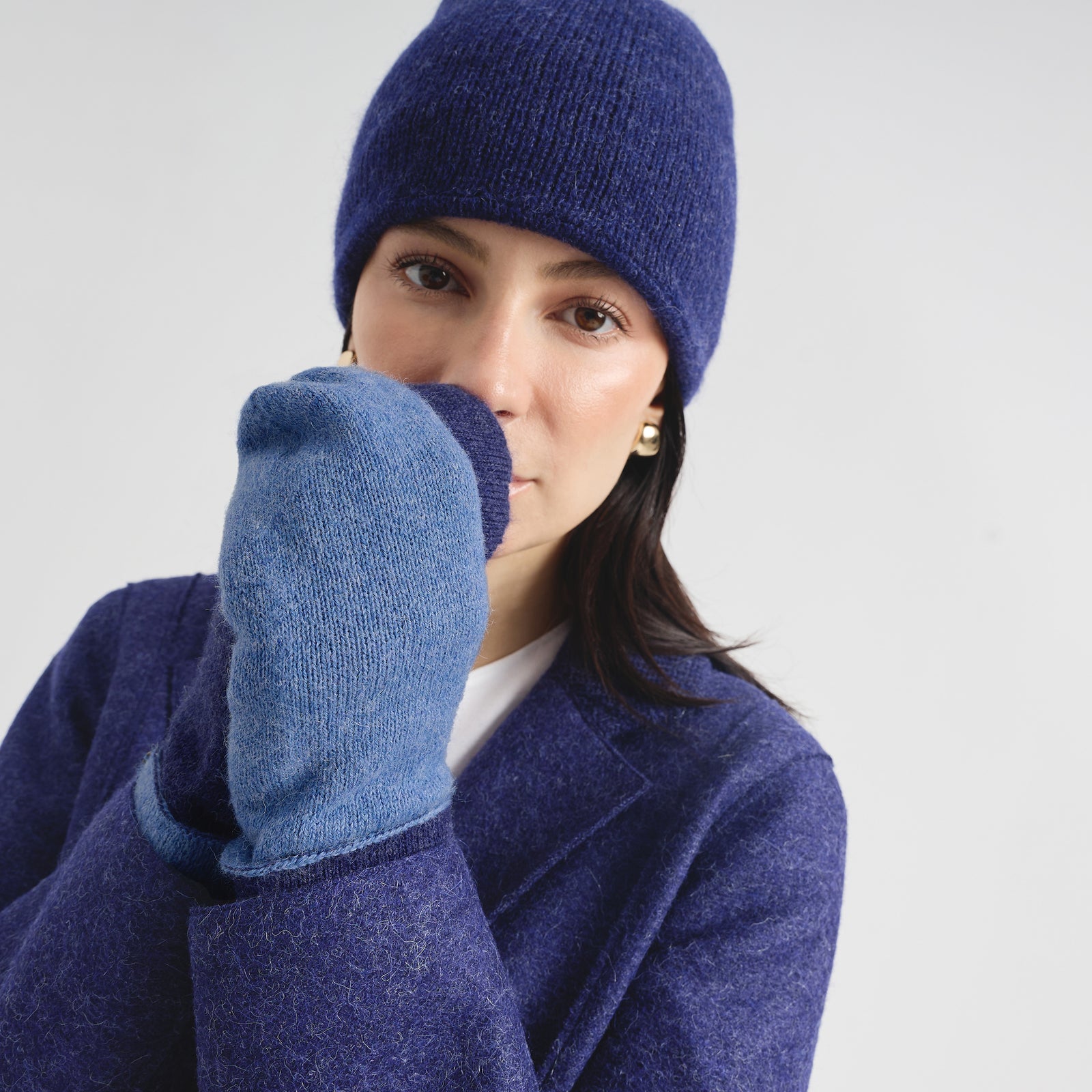 Guantes Choice De Baby Alpaca Color Azul