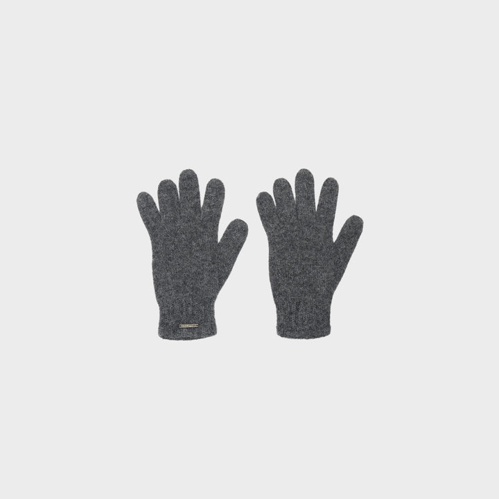 Guantes Paolo De Baby Alpaca Color Gris
