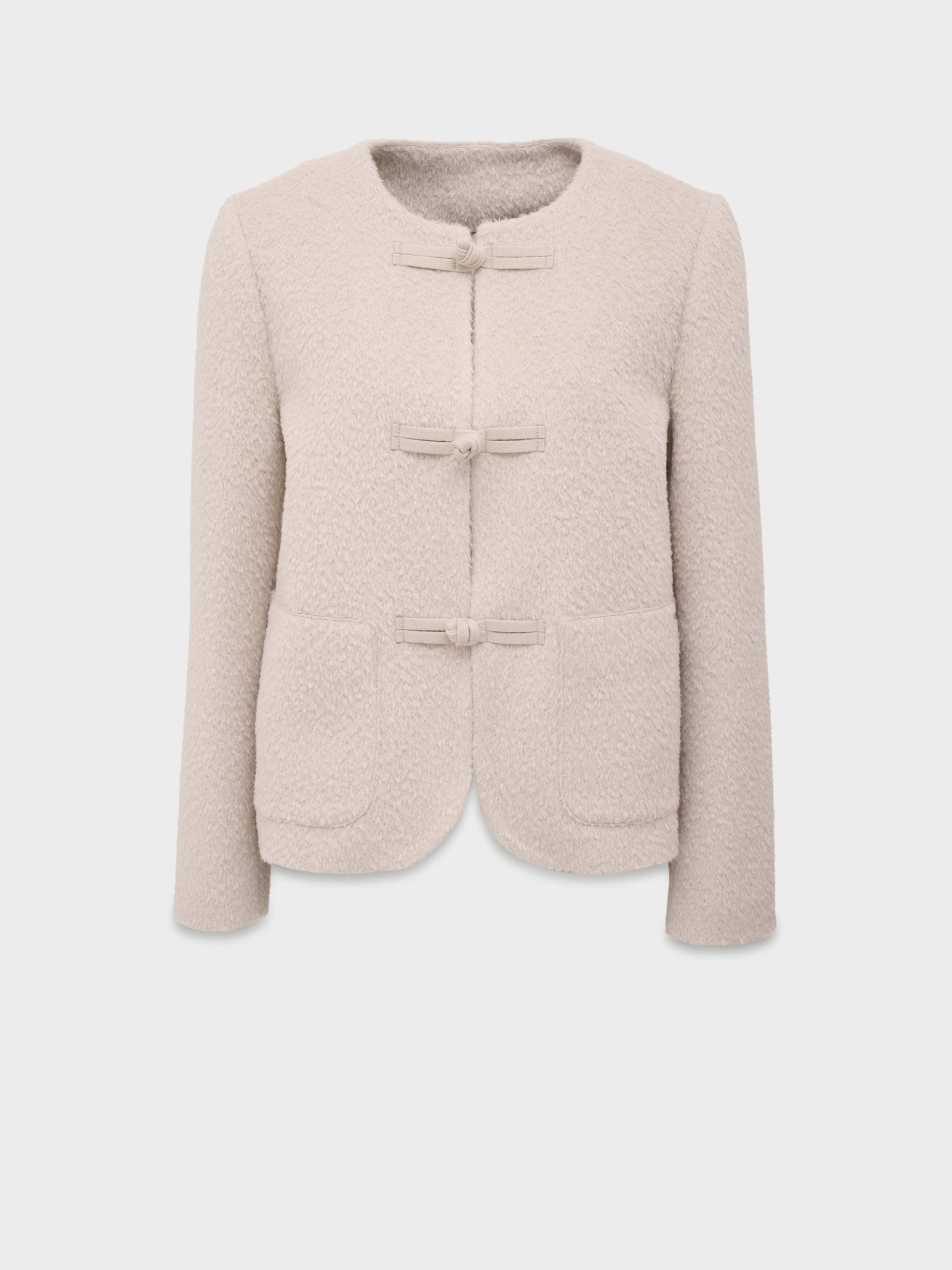Saco Calm De Lana Color Beige