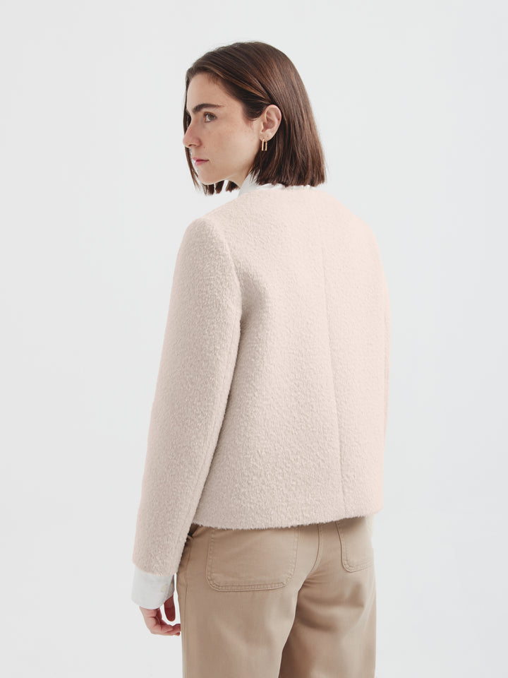 Saco Calm De Lana Color Beige