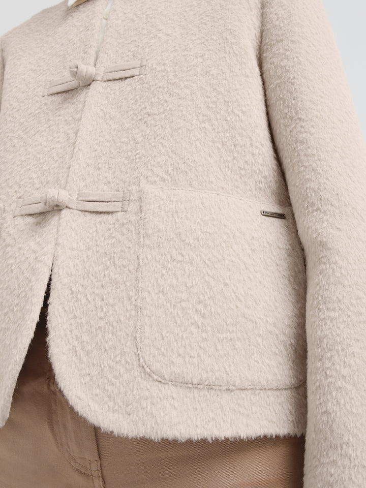 Saco Calm De Lana Color Beige